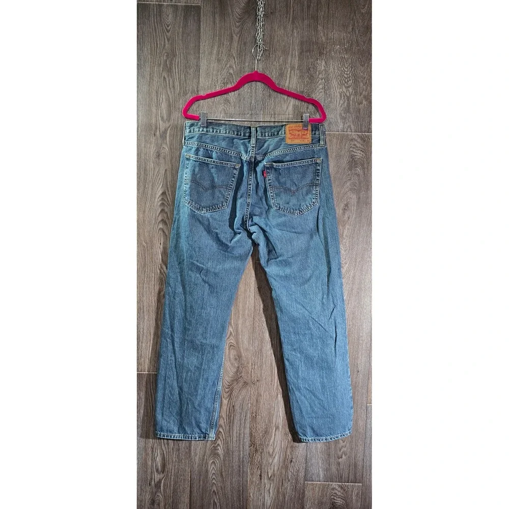Levi's 559 Relaxed Straight Denim Blue jeans Mens Tag Sz 36x32 Measures 36x30‎